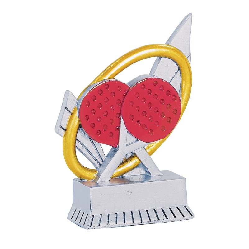 Trophée économique Padel en Résine  - H12cm – Réf : 31433
