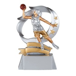 Trophée économique Basket en Résine  - H15cm – Réf : 61402