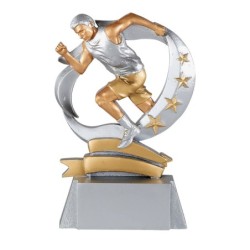 Trophée économique Course à pied en Résine  - H15cm – Réf : 61404