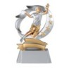 Trophée économique Handball en Résine  - H15cm – Réf : 61406