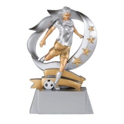 Trophée économique Football en Résine  - H15cm – Réf : 61407