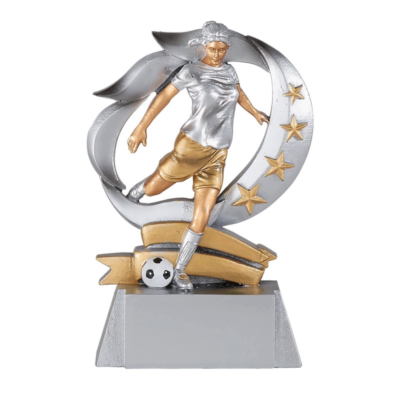 Trophée économique Football en Résine  - H15cm – Réf : 61407
