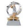 Trophée économique Tennis en Résine  - H15cm – Réf : 61413