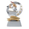 Trophée économique Tennis de table en Résine  - H15cm – Réf : 61414