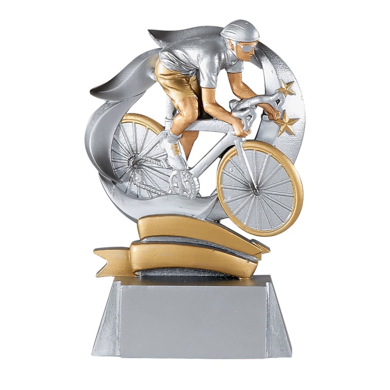 Trophée économique Cyclisme en Résine  - H15cm – Réf : 61416