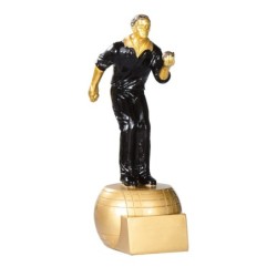 Trophée économique Boules & Pétanque en Résine  - H20cm – Réf : 71522