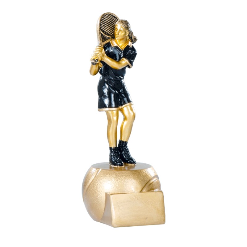 Trophée économique Tennis en Résine  - H20cm – Réf : 71528