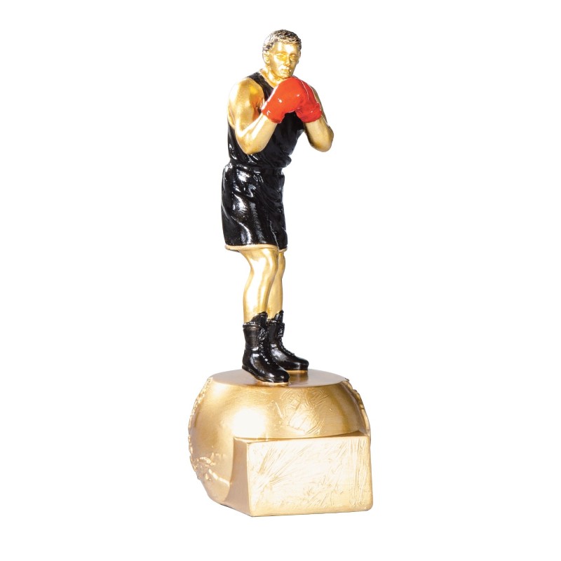 Trophée économique Boxe en Résine  - H20cm – Réf : 71504