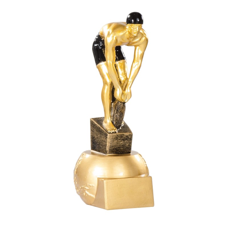 Trophée économique Natation en Résine  - H20cm – Réf : 71520