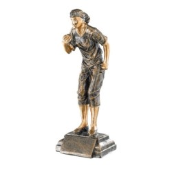 Trophée Classique Boules & Pétanque en Résine  - H :25cm – Réf : 52508