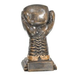 Trophée Classique Boxe en Résine  - H :23cm – Réf : 52536