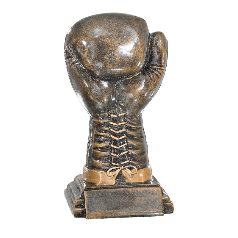 Trophée Classique Boxe en Résine  - H :23cm – Réf : 52536