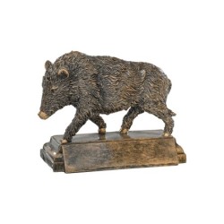 Trophée Classique Chasse en Résine  - H :15cm – Réf : 52566
