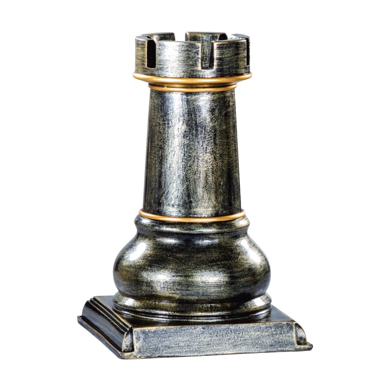Trophée Classique Echecs en Résine  - H :23cm – Réf : 52715