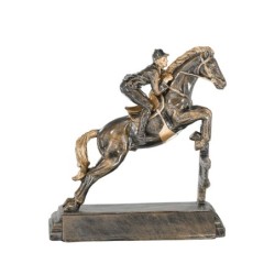 Trophée Classique Équitation en Résine  - H :23cm – Réf : 52538