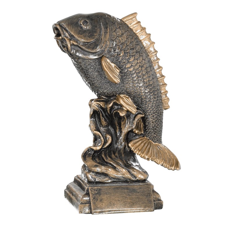 Trophée Classique Pêche en Résine  - H :24cm – Réf : 52541