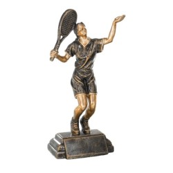 Trophée Classique Tennis en Résine  - H :23cm – Réf : 52532