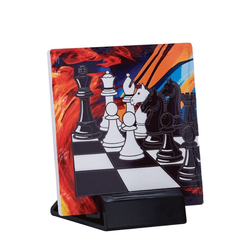 Trophée économique Echecs en Céramique - H12cm – Réf : 47502