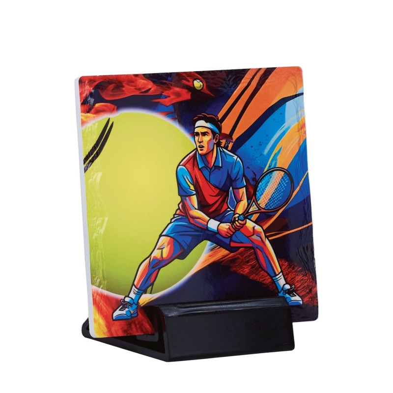 Trophée économique Tennis en Céramique - H12cm – Réf : 47507