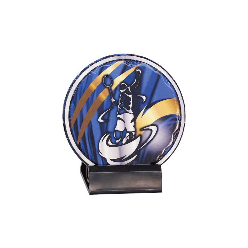 Trophée économique Badminton en Céramique - H11cm – Réf : 48102