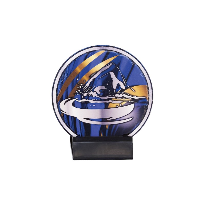 Trophée économique Natation en Céramique - H11cm – Réf : 48114