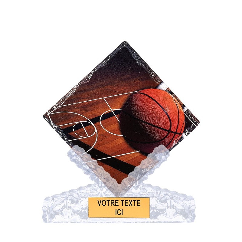 Trophée économique Basket en Céramique - H25cm – Réf : 46101