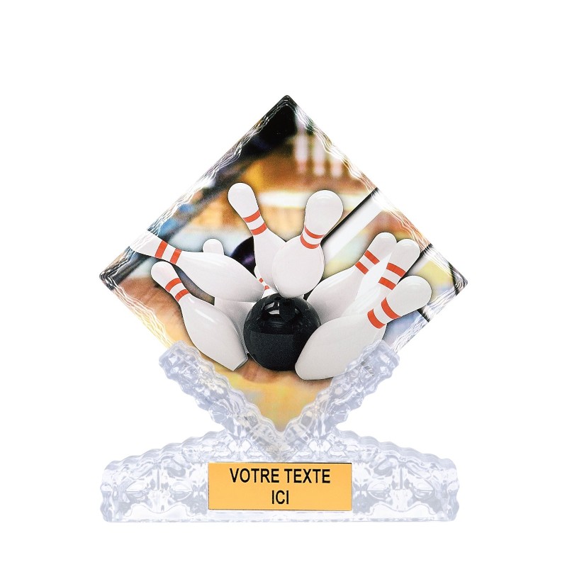 Trophée économique Bowling en Céramique - H25cm – Réf : 46102