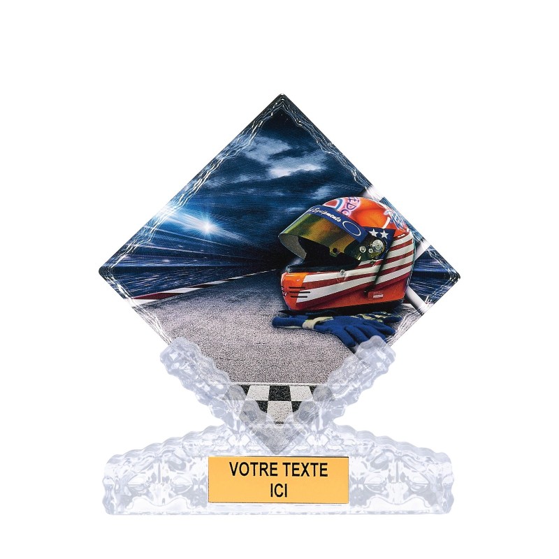 Trophée économique Karting en Céramique - H25cm – Réf : 46105
