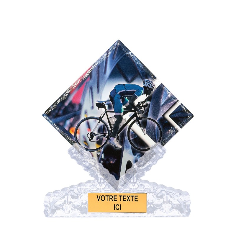 Trophée économique Cyclisme en Céramique - H25cm – Réf : 46106