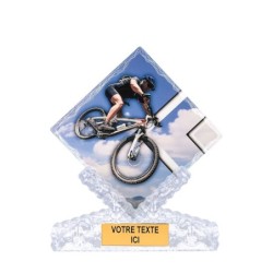 Trophée économique Cyclisme en Céramique - H25cm – Réf : 46107