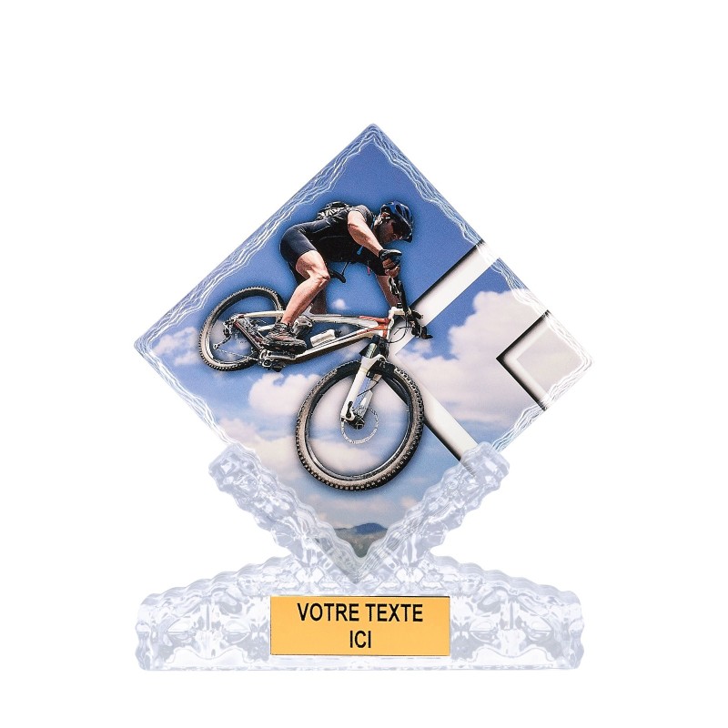 Trophée économique Cyclisme en Céramique - H25cm – Réf : 46107