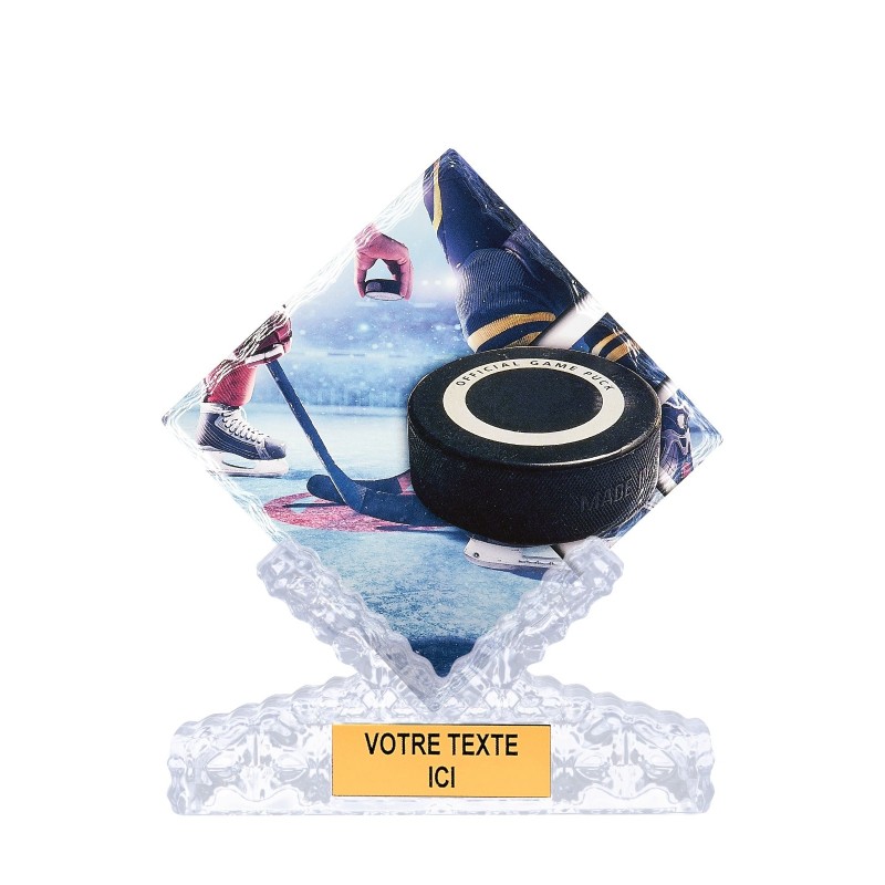Trophée économique Hockey sur glace en Céramique - H25cm – Réf : 46113