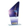 Trophée économique Gymnastique en Verre – H22cm – Réf : 66112