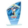 Trophée économique Course à pied en Verre – H24cm – Réf : 66203