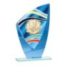 Trophée économique  en Verre – H24cm – Réf : 66213