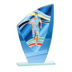 Trophée économique Rugby en Verre – H24cm – Réf : 66217