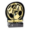 Trophée découpe Laser Football en Métal - H18 cm – Réf : FX06