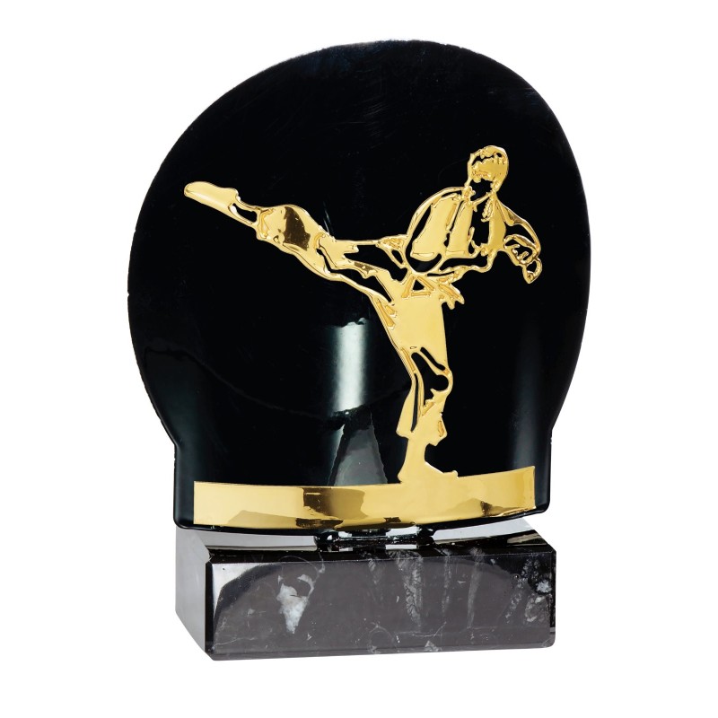 Trophée découpe Laser Karaté en Métal - H18 cm – Réf : FX08