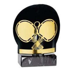 Trophée découpe Laser Padel en Métal - H18 cm – Réf : FX12