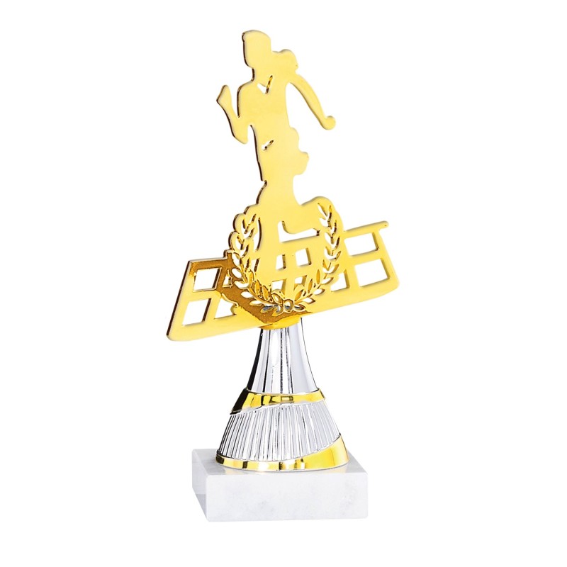 Trophée découpe Laser Course à pied en Métal  - H21cm – Réf : 55105
