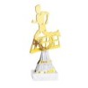 Trophée découpe Laser Course à pied en Métal  - H21cm – Réf : 55106