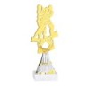 Trophée découpe Laser Judo en Métal  - H21cm – Réf : 55110