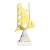 Trophée découpe Laser Rugby en Métal  - H21cm – Réf : 55112
