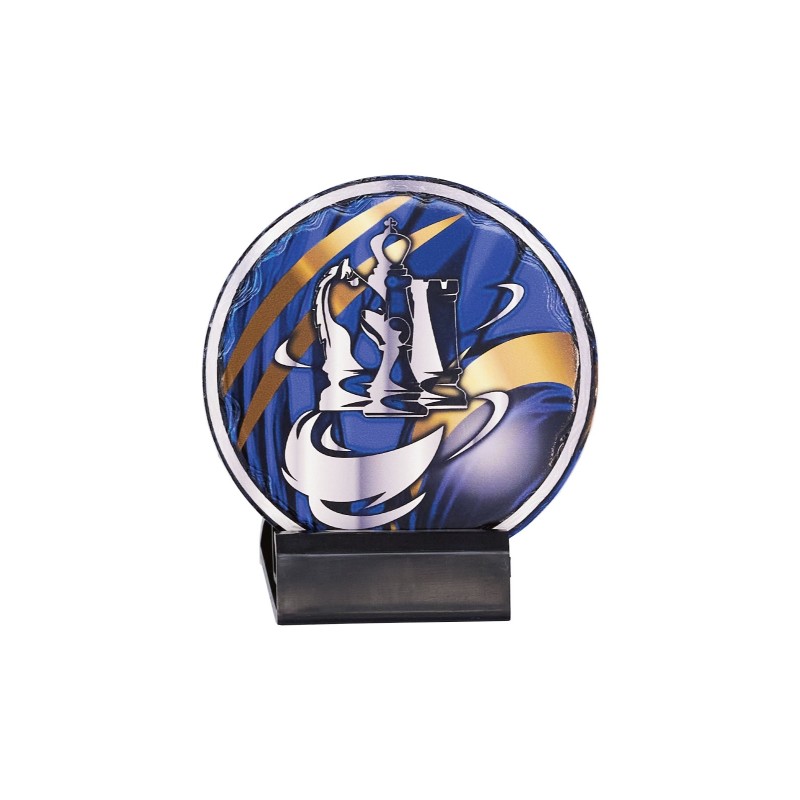 Trophée  H.11cm en Céramique : Spécial Club de Échecs - Réf. 48107