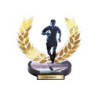 Trophée Bois Rugby - Impression couleur - H30cm – Réf : 56505