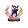 Trophée Bois Judo - Impression couleur - H30cm – Réf : 56507