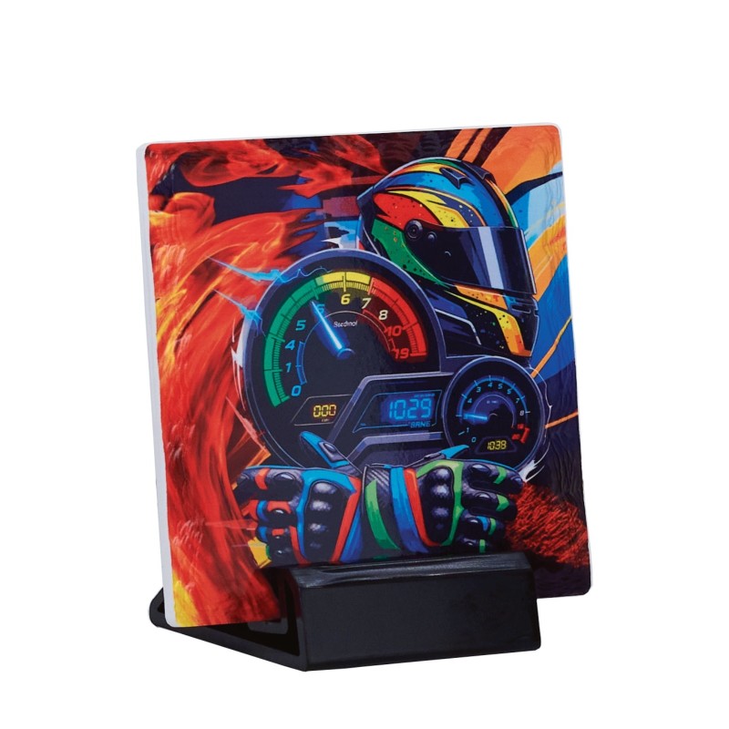 Trophée Céramique Motors en couleur - H12cm – Réf : 47505