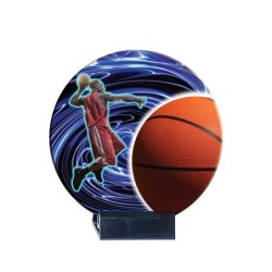 Trophée Céramique Basket en couleur - H16cm – Réf : B02
