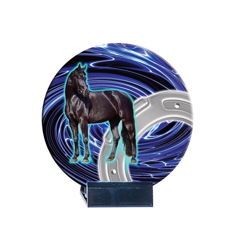 Trophée Céramique Équitation en couleur - H16cm – Réf : B04