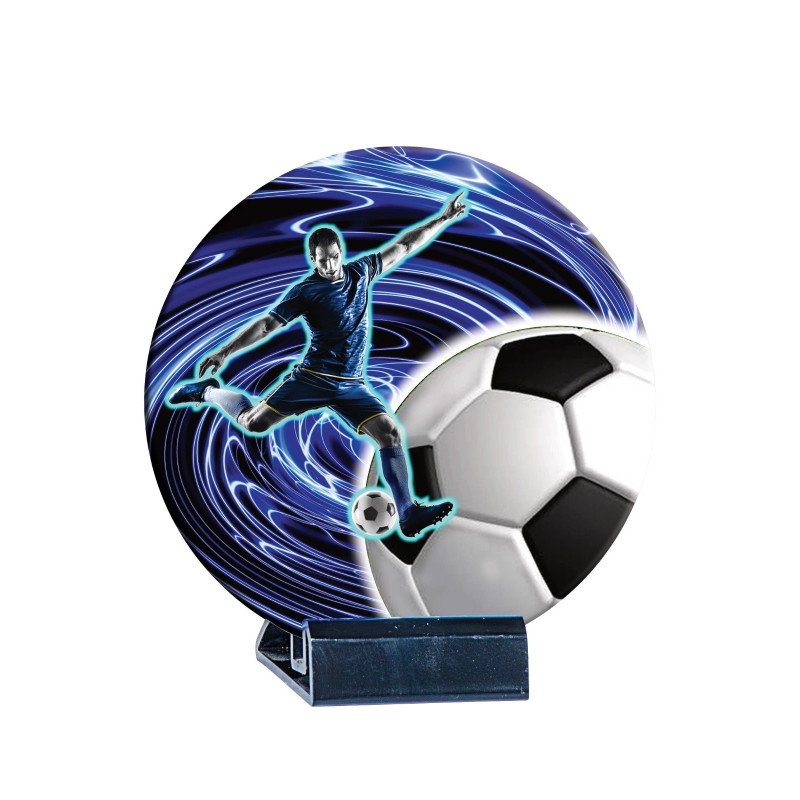 Trophée Céramique Football en couleur - H16cm – Réf : B05